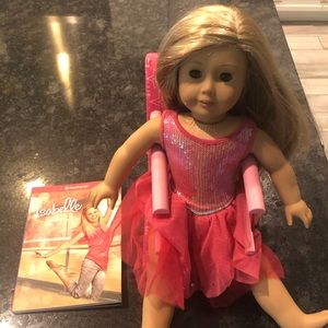 American Girl Isabelle Doll, Chair & Book